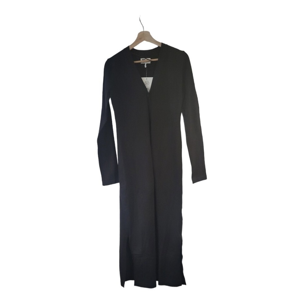LITA BY CIARA Icon Rib Sweater Dress In Black Size Medium NWT $298